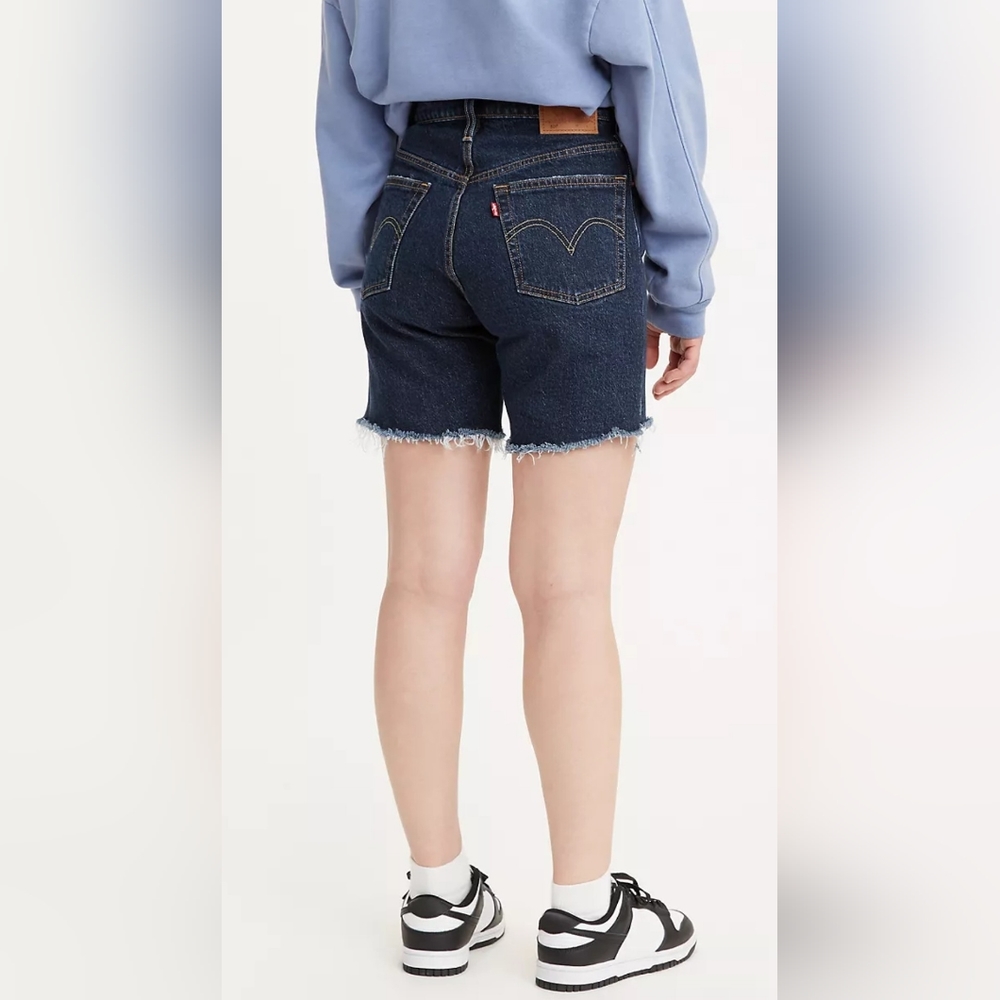 Levi's 501® Original High Rise Mid-Thigh Womens Shorts Size 24 = 0 - 00 NWT
